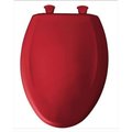 Church Seat Church Seat 1200SLOWT 153 Slow Close STA-TITE Elongated Closed Front Toilet Seat in Red 1200SLOWT153
